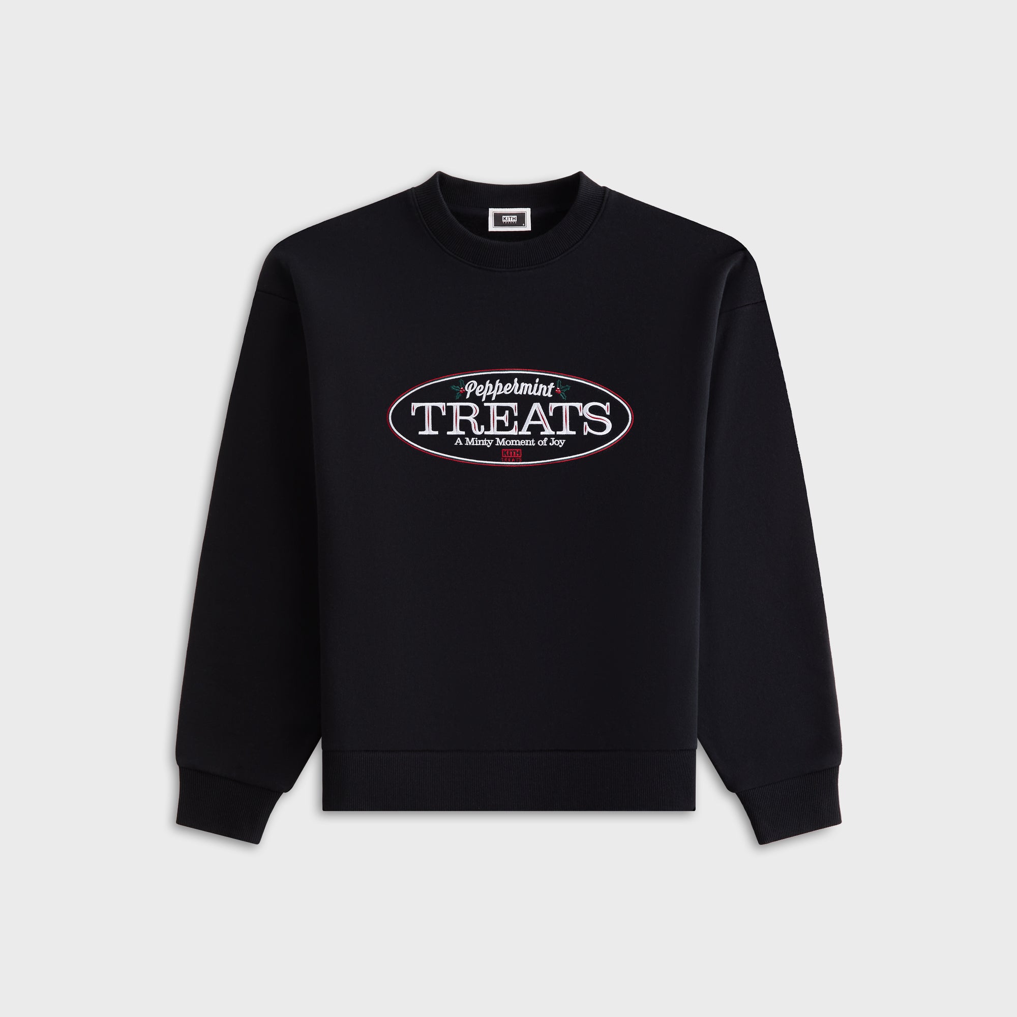 Kith Treats Peppermint Logo Nelson Crewneck - Black – Kith Europe