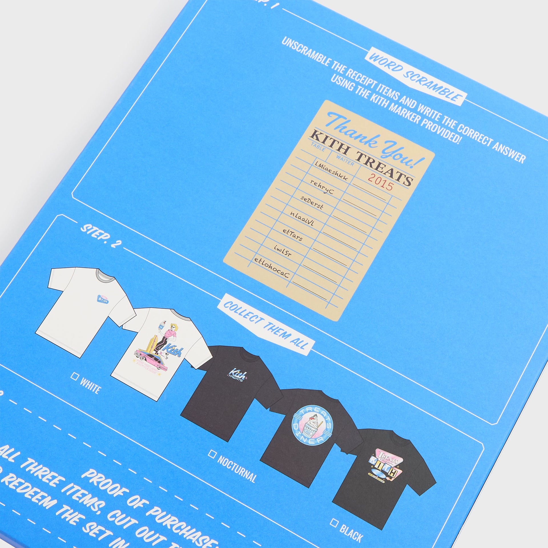 Kith Treats Diner Neon Sign Tee - Black