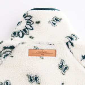 Kith Women Grayson Paisley Jacquard Sherpa - Sandrift – Kith