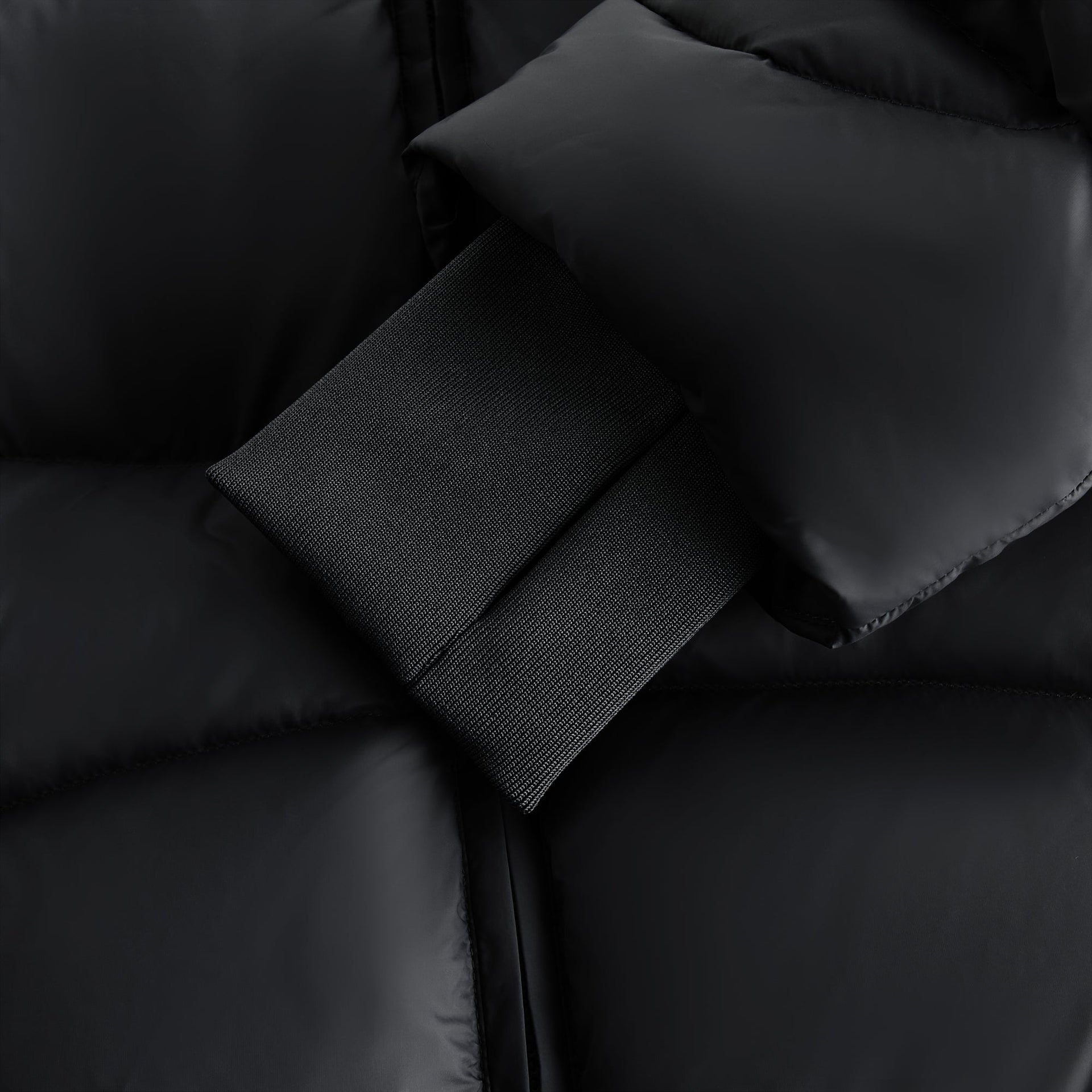 Kith Women Corey Hooded Nylon Puffer - Black - PH