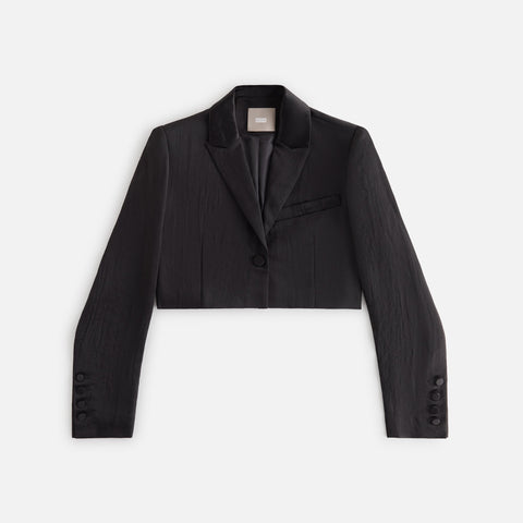 Kith Women Kyrie Cropped Tuxedo Jacket - Black