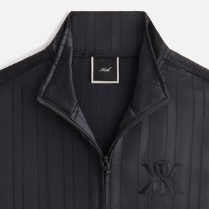 Kith Women Wrenley Satin Crest Track Jacket - Black