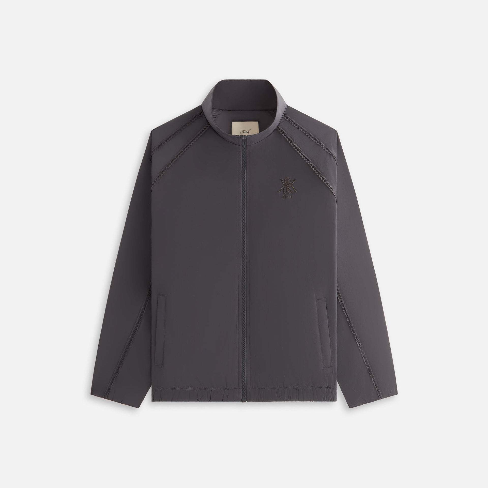 Kith Women Azariah Seamed Track Jacket - Phantom Grey