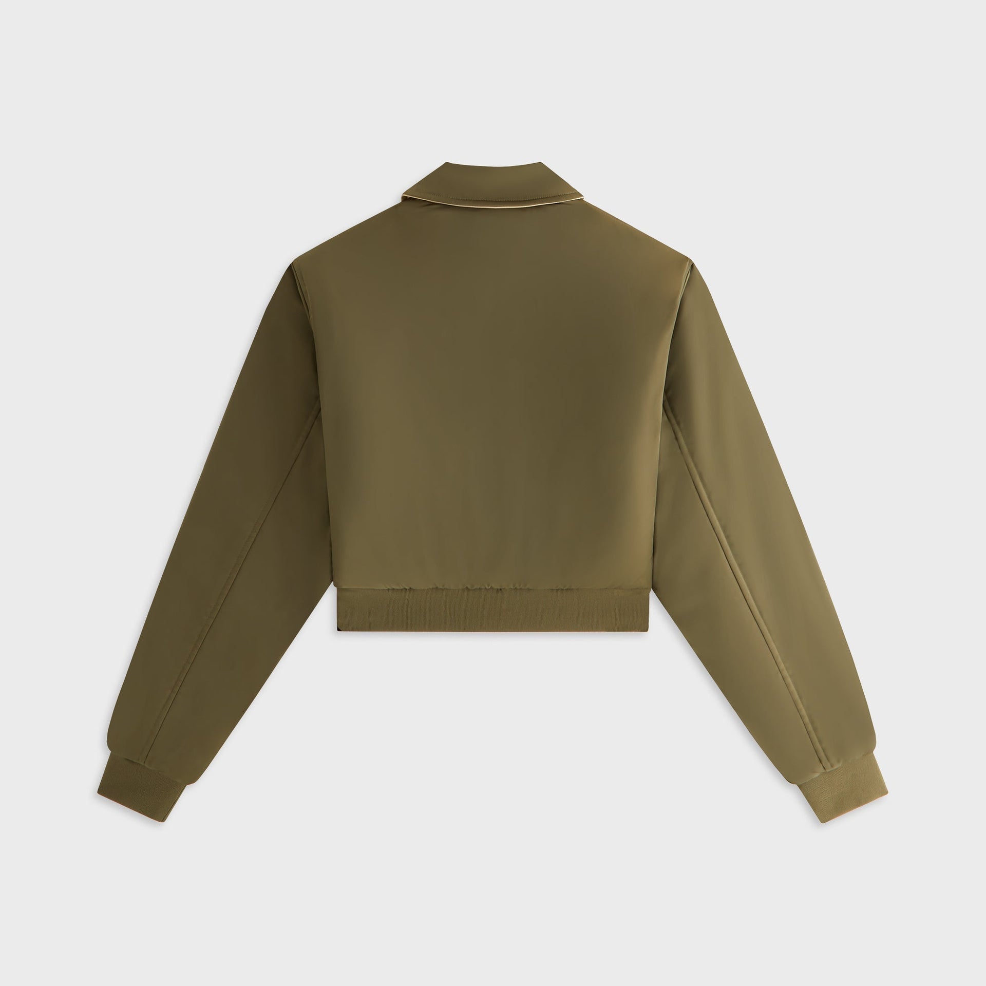 Kith Women Reversible Landry IV Cropped Satin Bomber Jacket - Canopy - PH