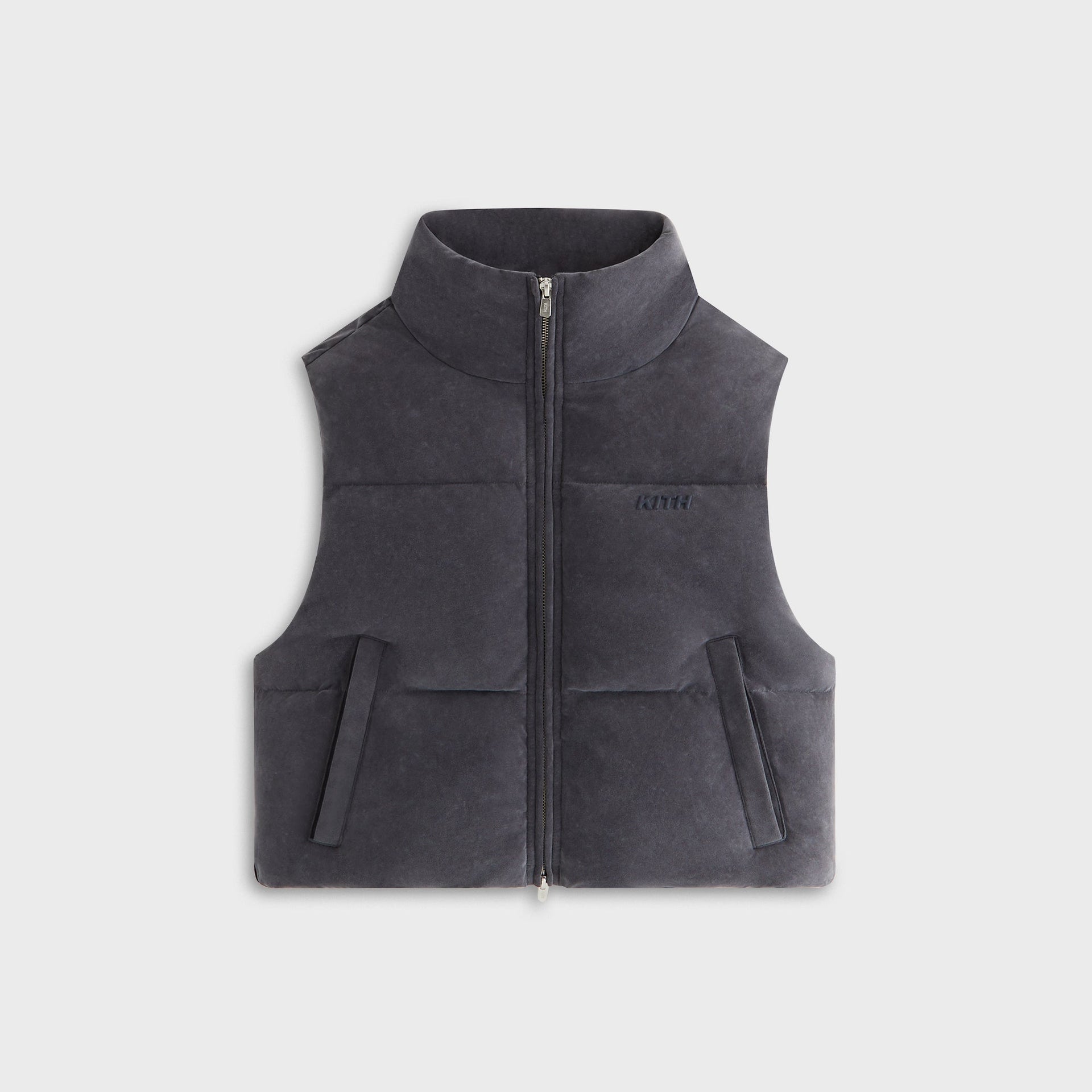 Kith Women Holt Sueded Jersey Vest - Black - PH