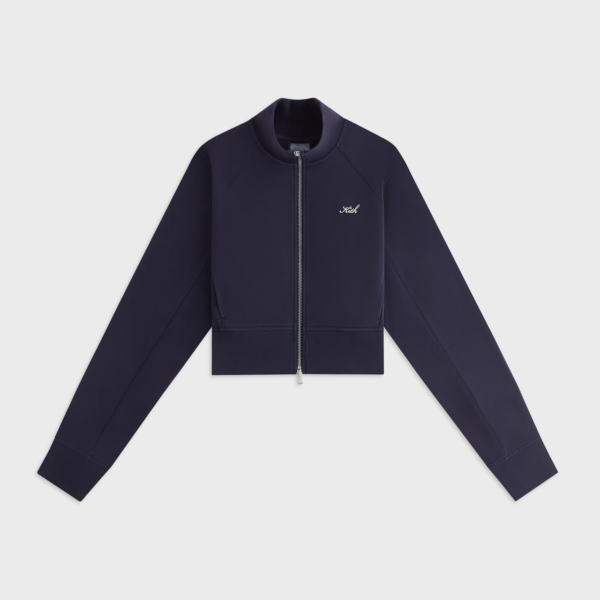 Kith Women Davin Cropped Track Zip - Ink – Kith Europe
