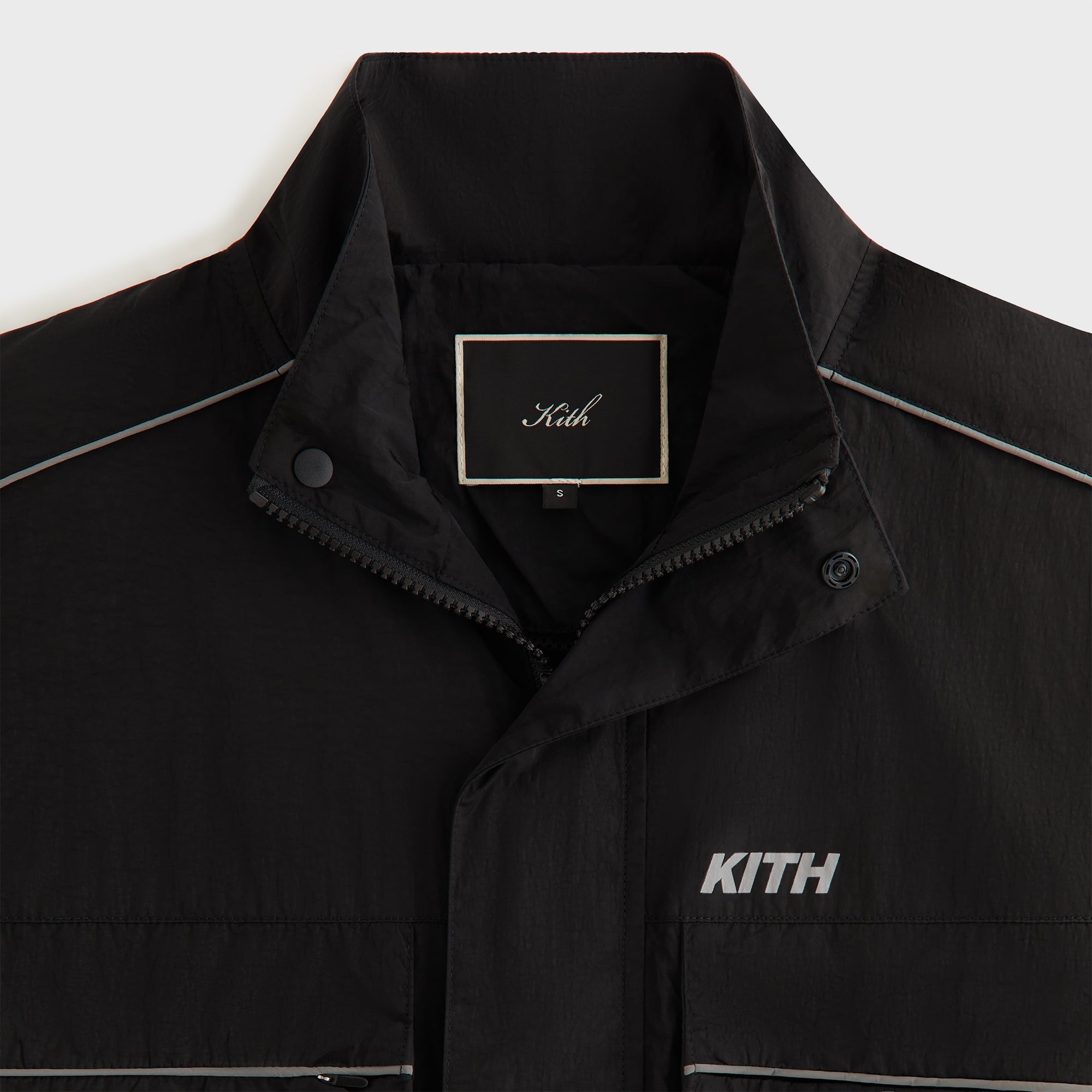 Kith Women Lowen Nylon Track Jacket - Black – Kith Europe
