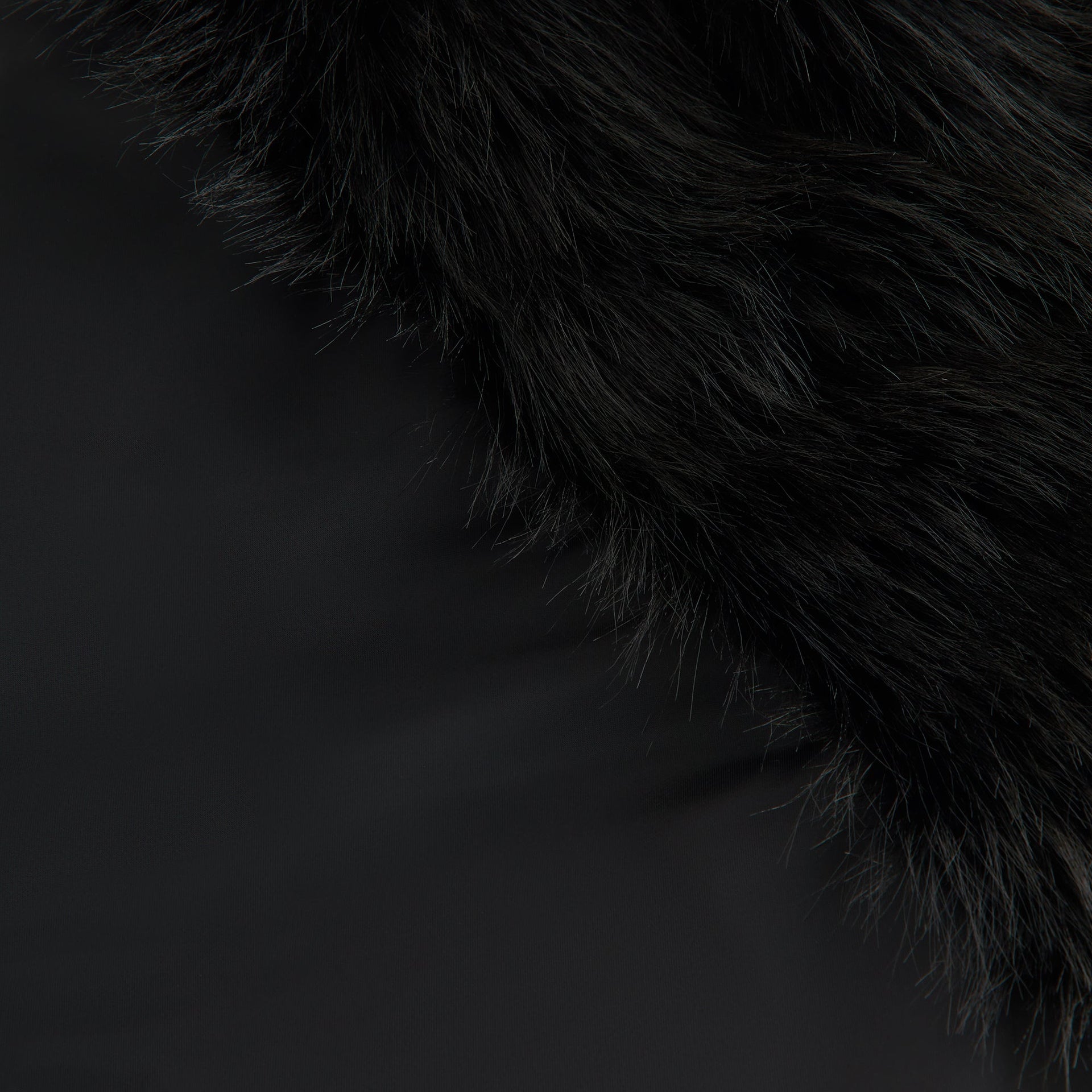 Kith Women Senna Faux Fur Reversible Bomber - Black