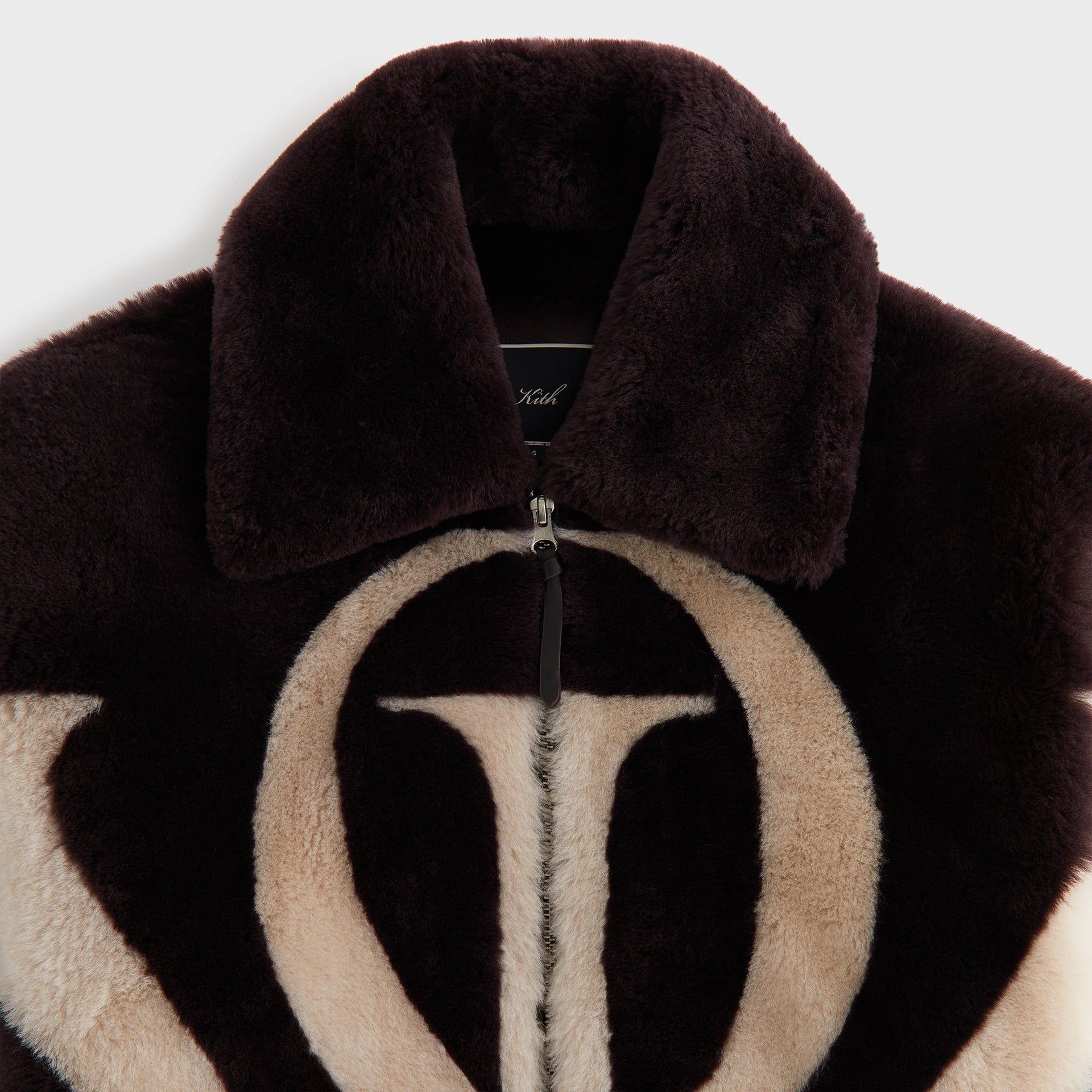 Kith Women Waylon II Shearling Crest Jacket - Incognito