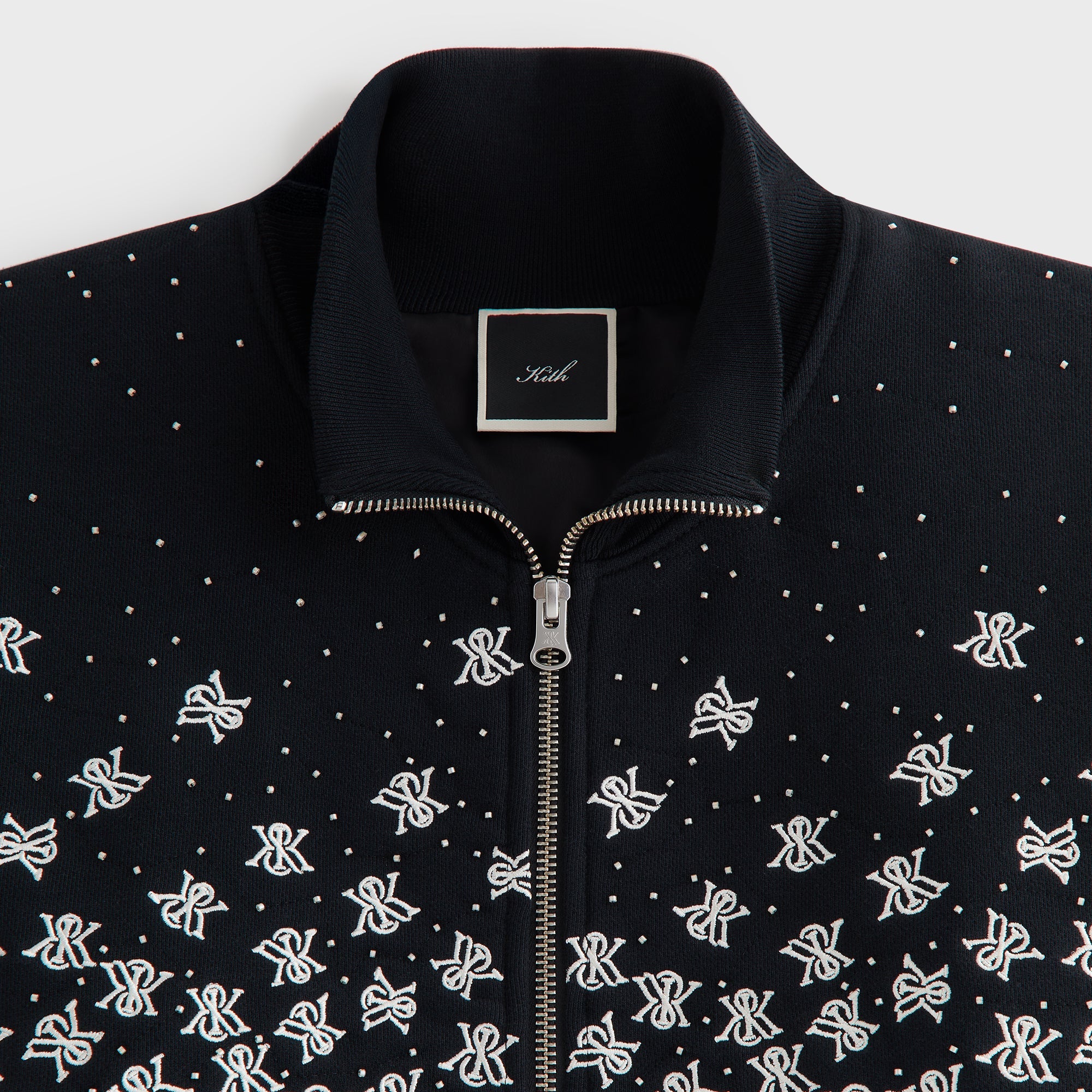 Kith Women Cropped Wyler Falling Crest Jacket - Black – Kith Europe