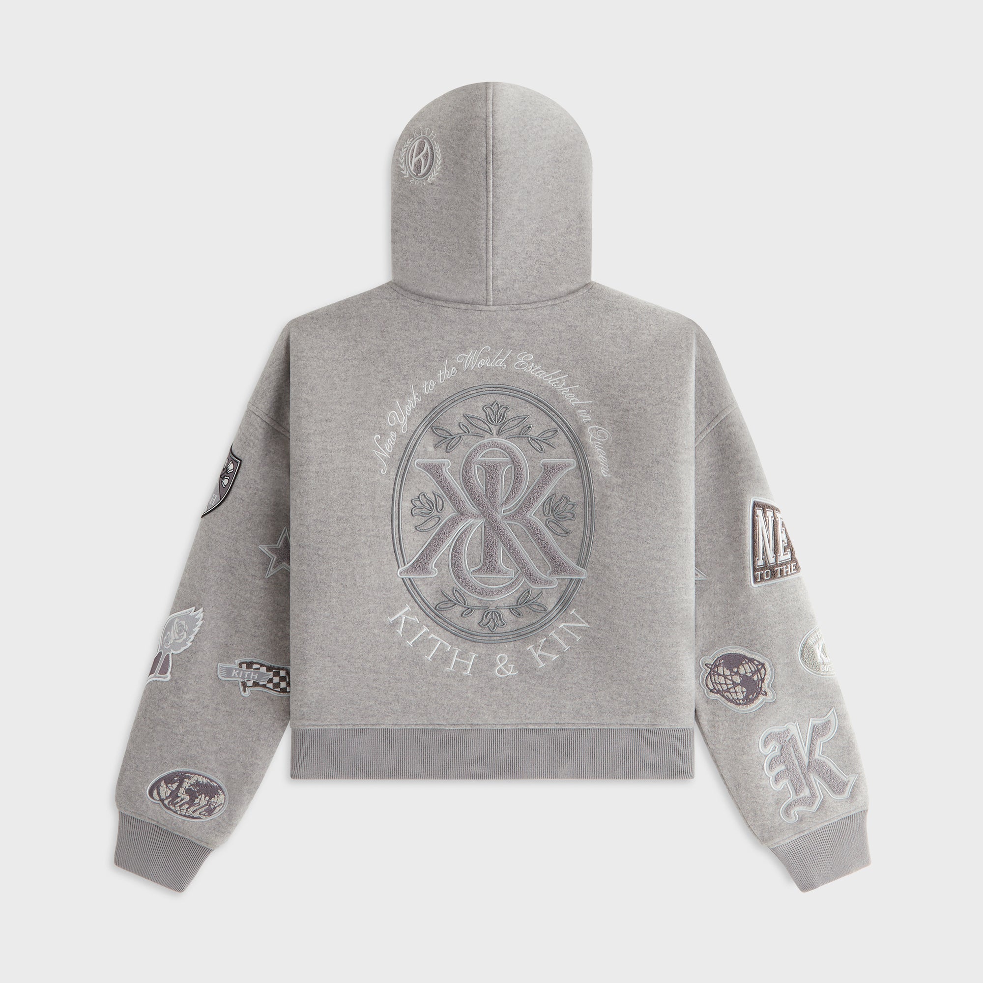 Kith Women Miyo Melton Hooded Jacket - Hallow – Kith Europe