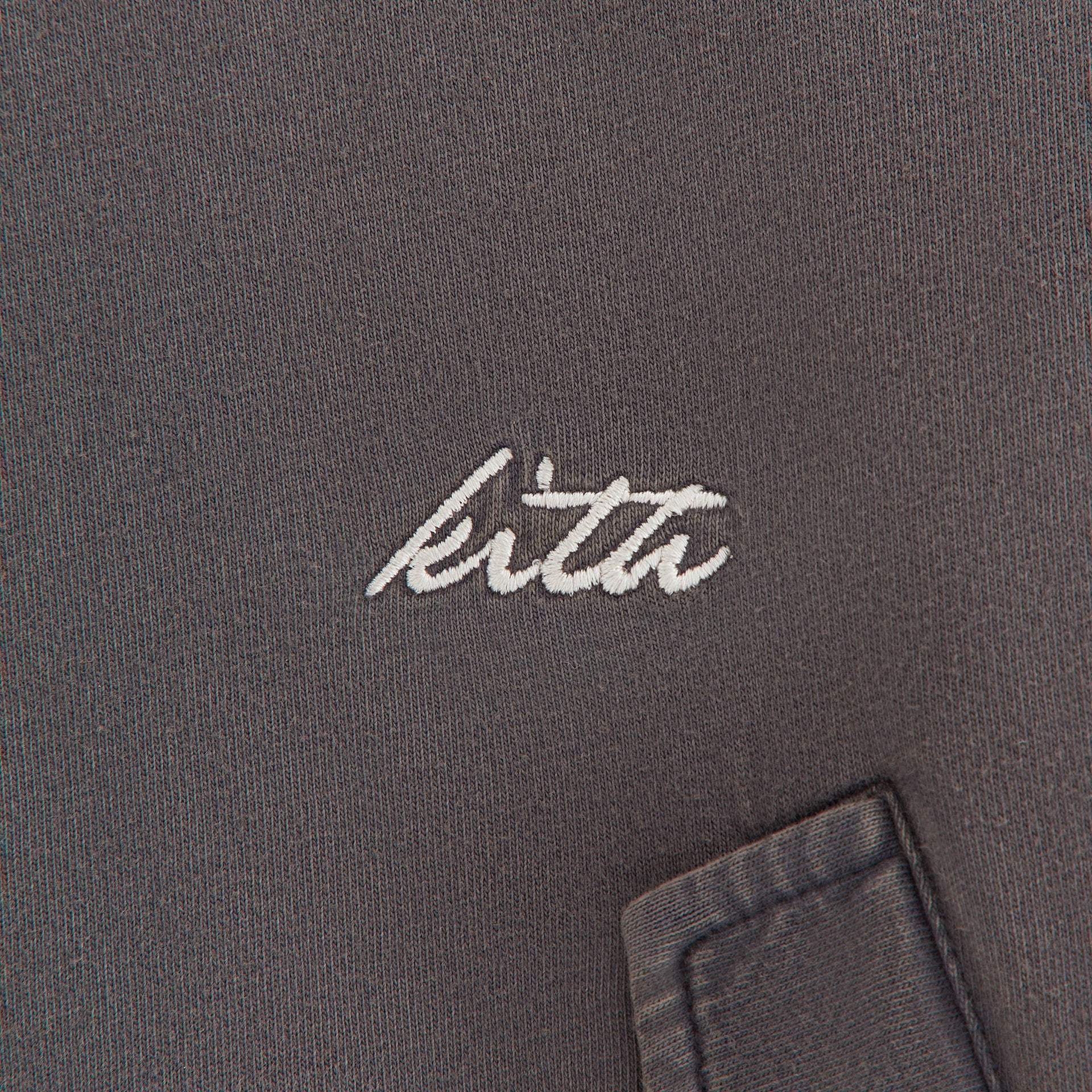 Kith Women Loren Sueded Cropped Bomber Jacket - Void