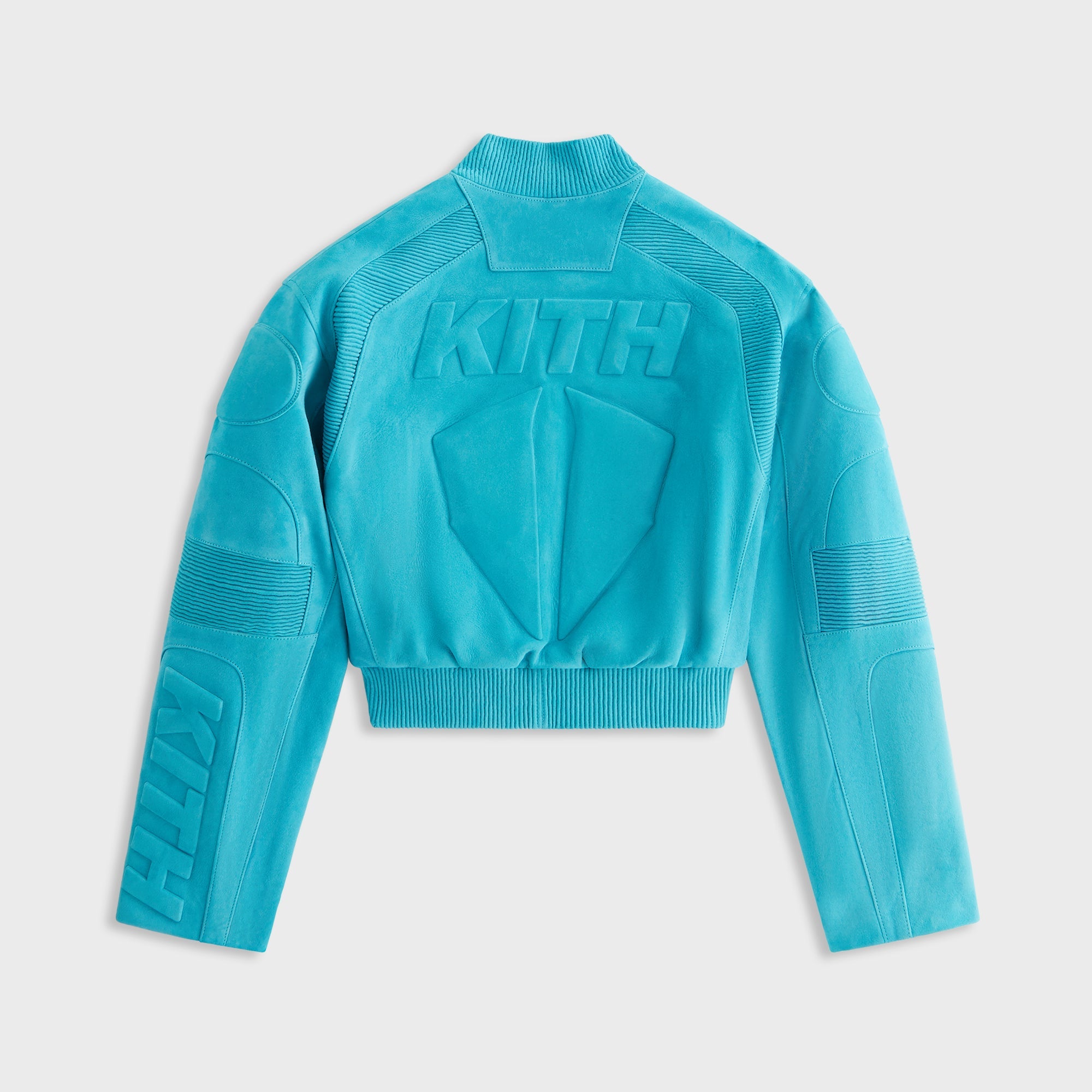 Kith Women Varen Suede Moto Bomber - Aragonite – Kith Europe