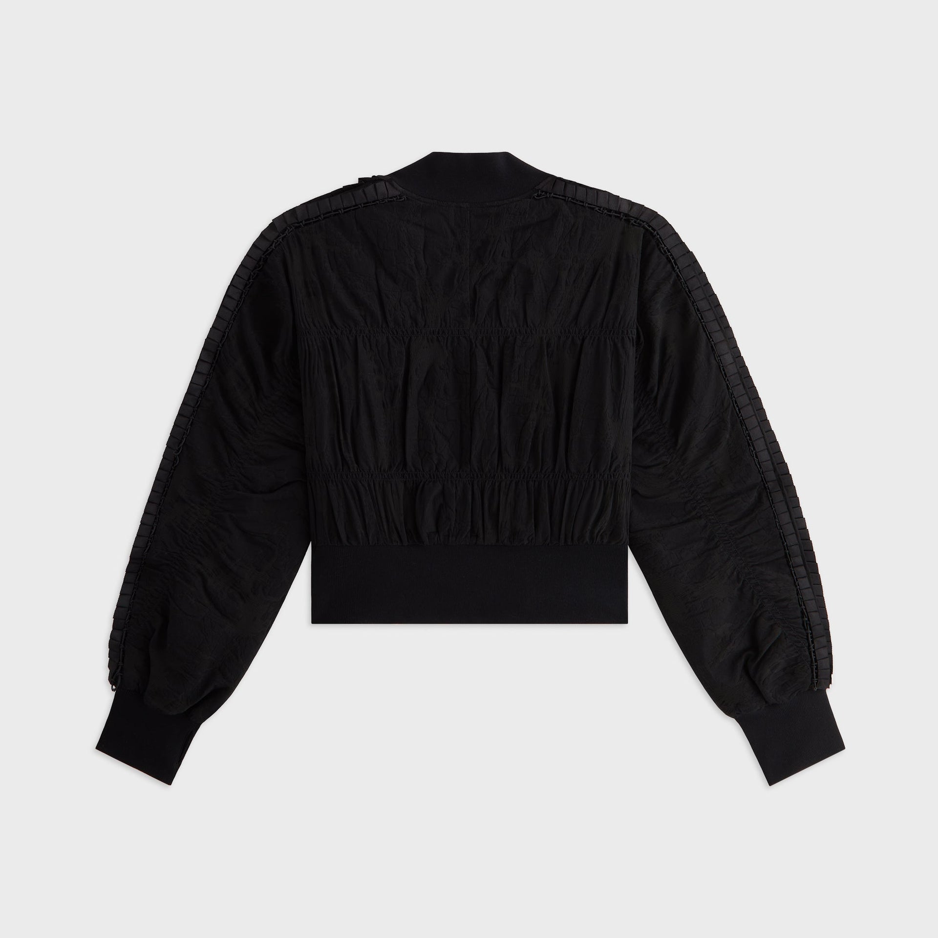Lisa for Kith Women Ryla Ruched Bomber Jacket - Black