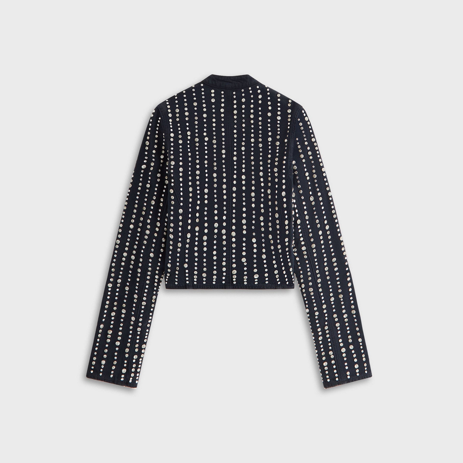 Lisa for Kith Women Deion Studded Denim Jacket - Black - PH