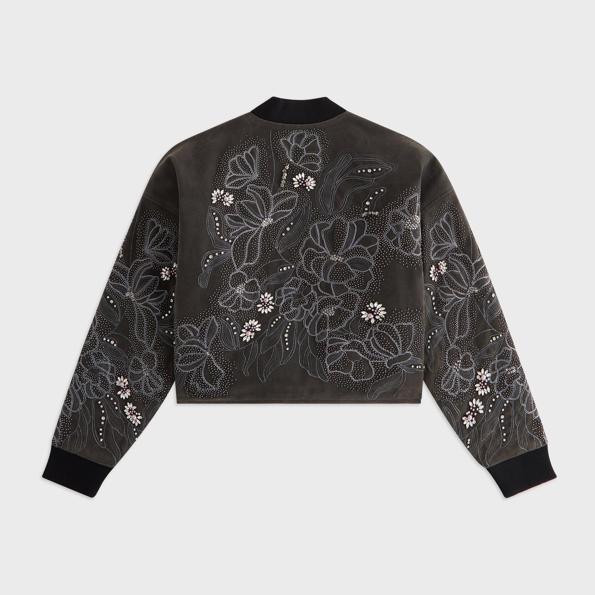 Lisa for Kith Women Elara Embellished Bomber Jacket - Black