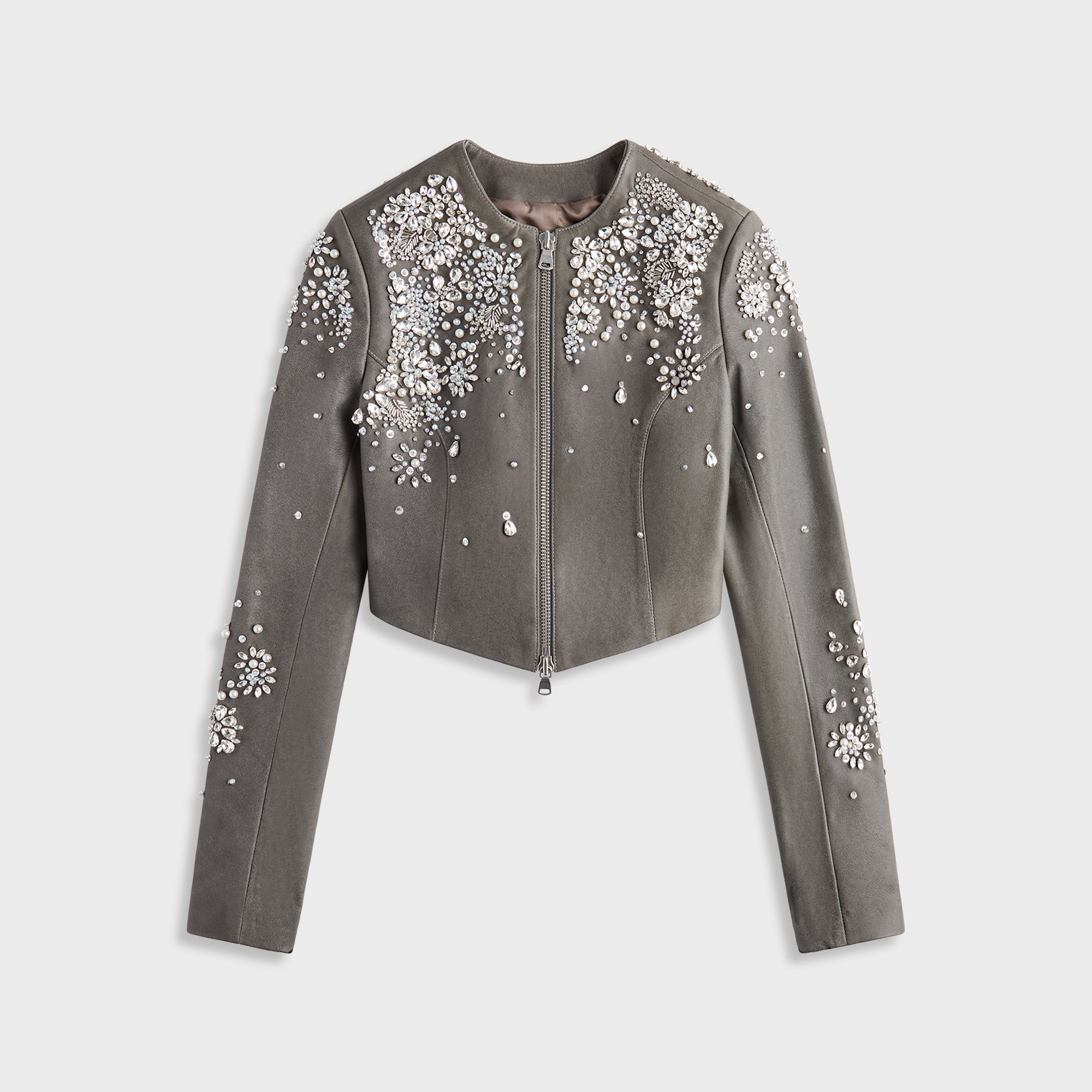 Lisa for Kith Women Brei Embellished Bolero Jacket - Tin – Kith Europe