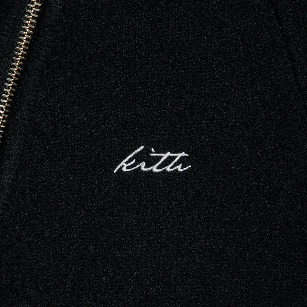 Kith Women Ina II Asymmetrical Sweater Zip - Black