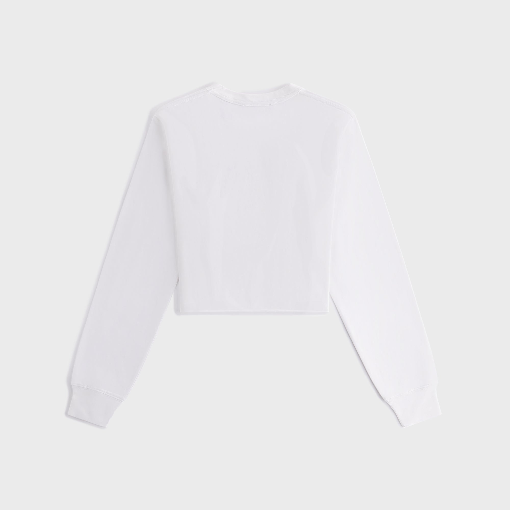 Kith Women Lucy Cropped Long Sleeve II Tee - White – Kith Europe