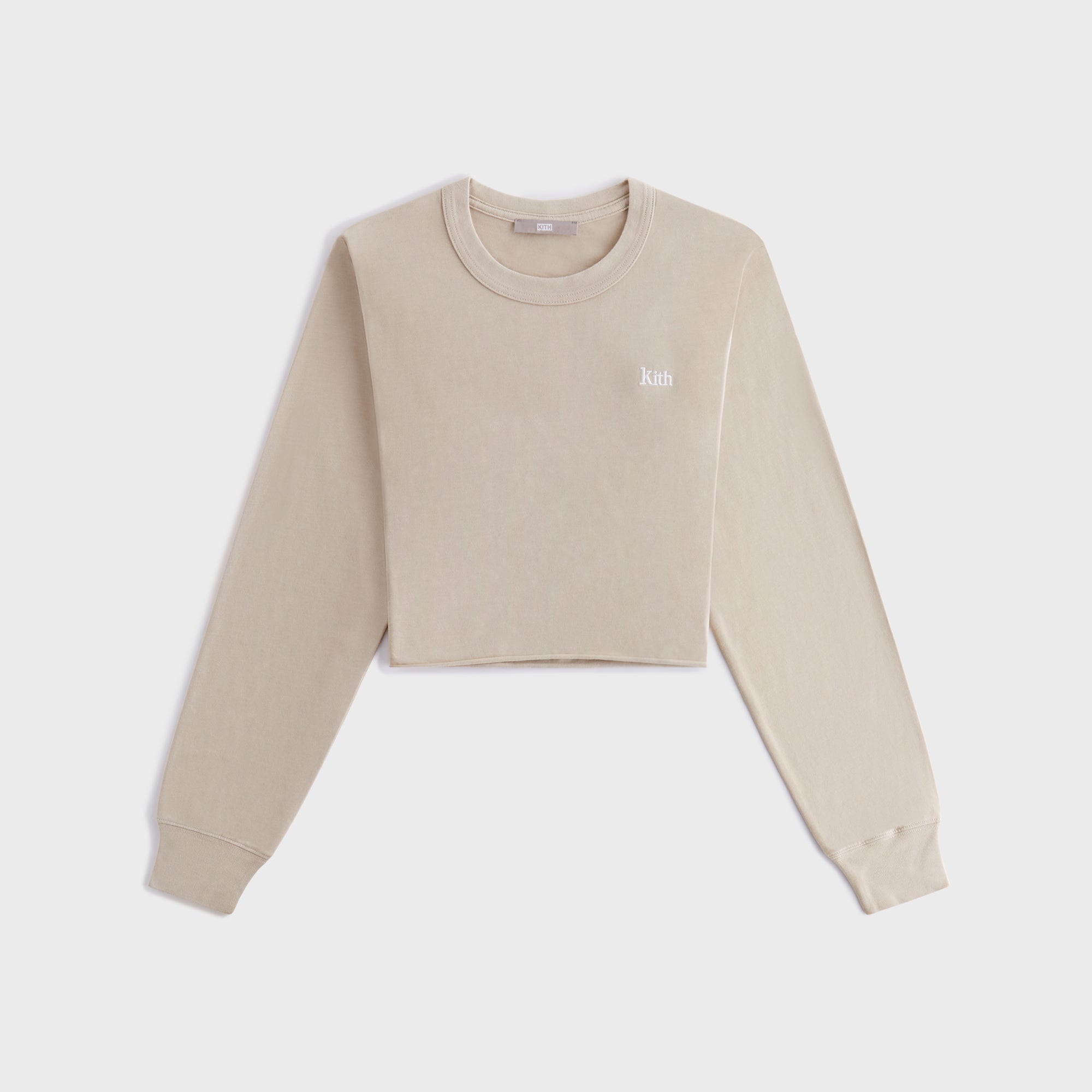 Kith Women Lucy Cropped Long Sleeve II Tee - Bare – Kith Europe