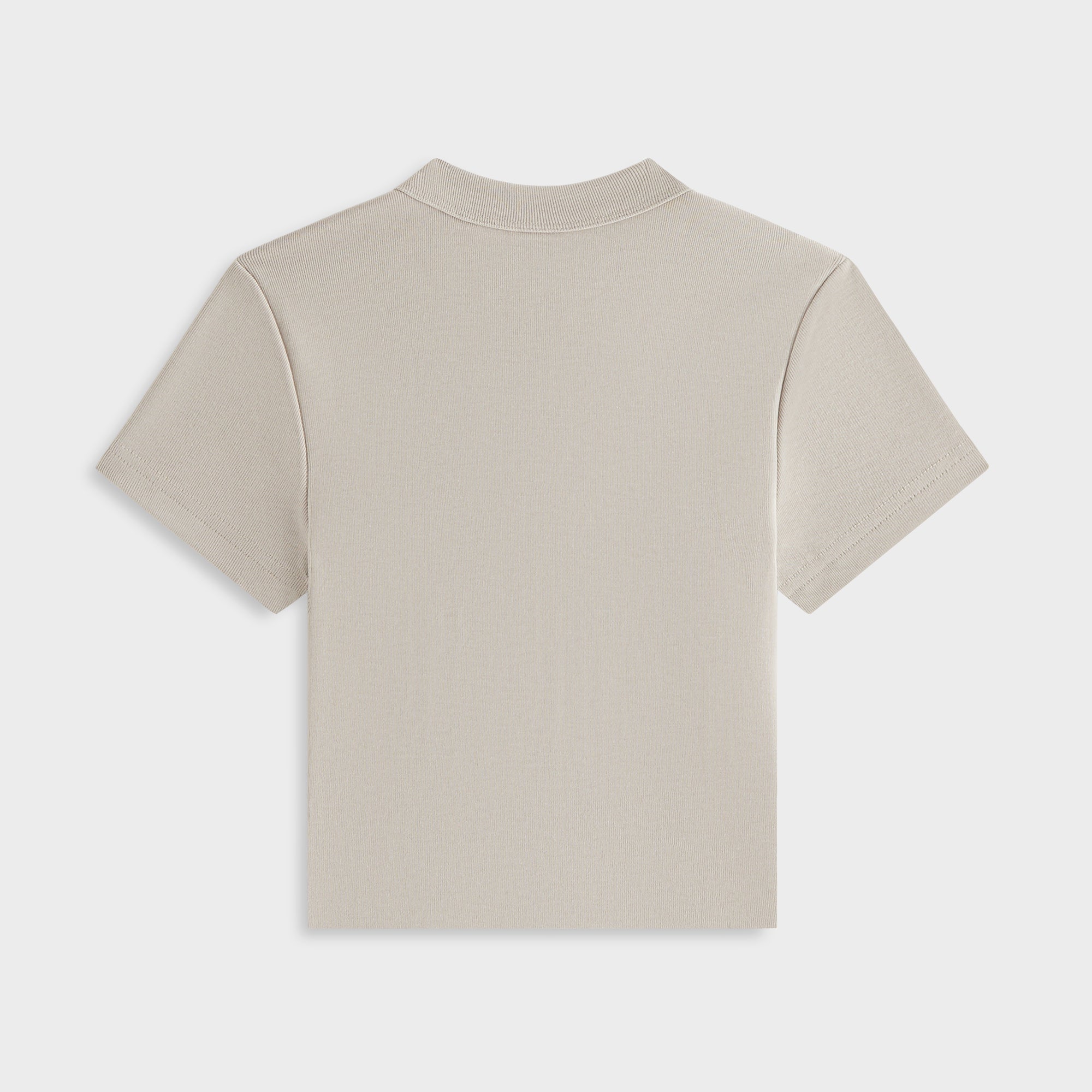kith woman mulberryteeベージュ リブ編み Tシャツ 半袖 Kith Women Mulberry Tee II - Bare – Kith Europe