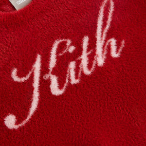 Kith Women Mica Mohair Logo Sweater - Amaryllis