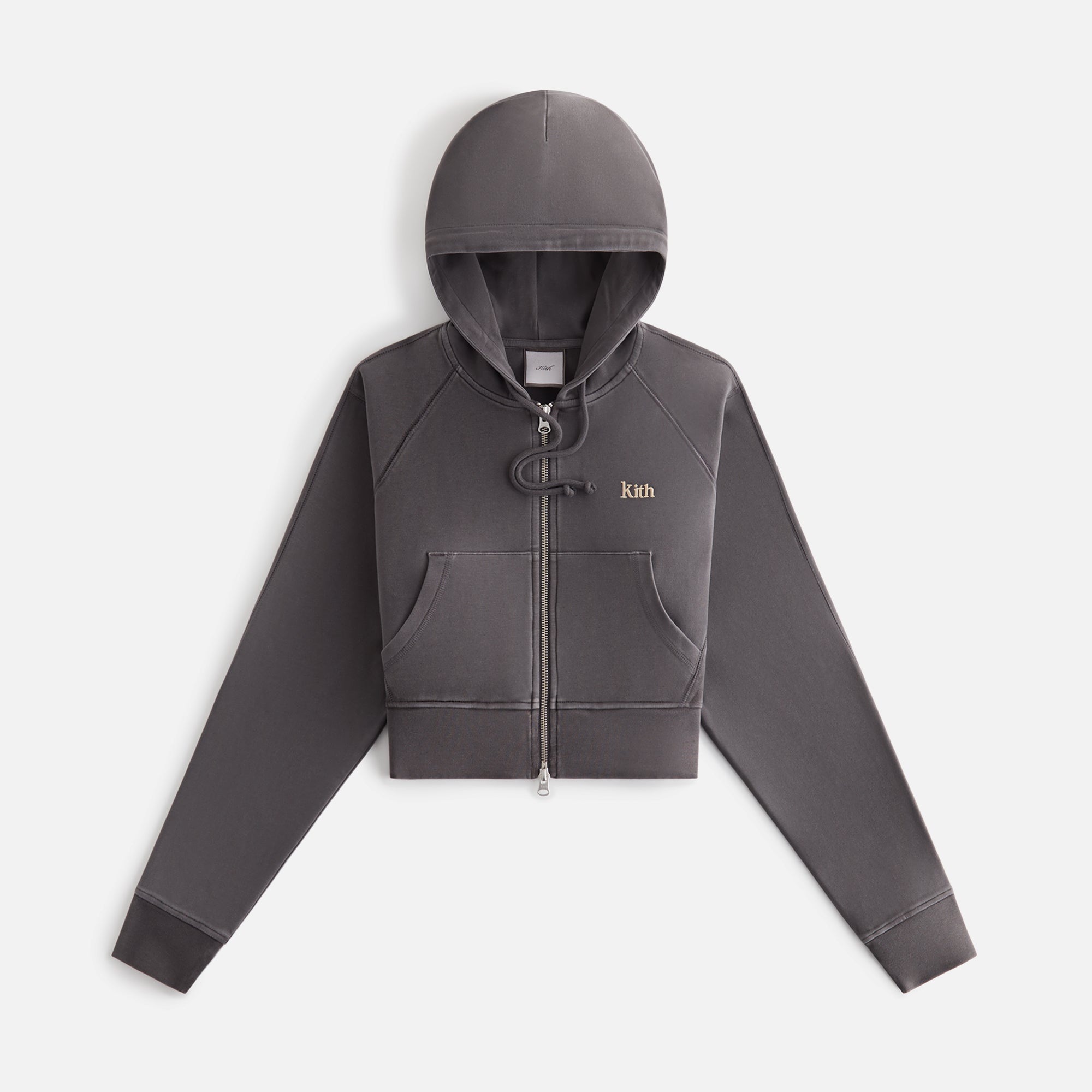 Kith store cropped hoodie