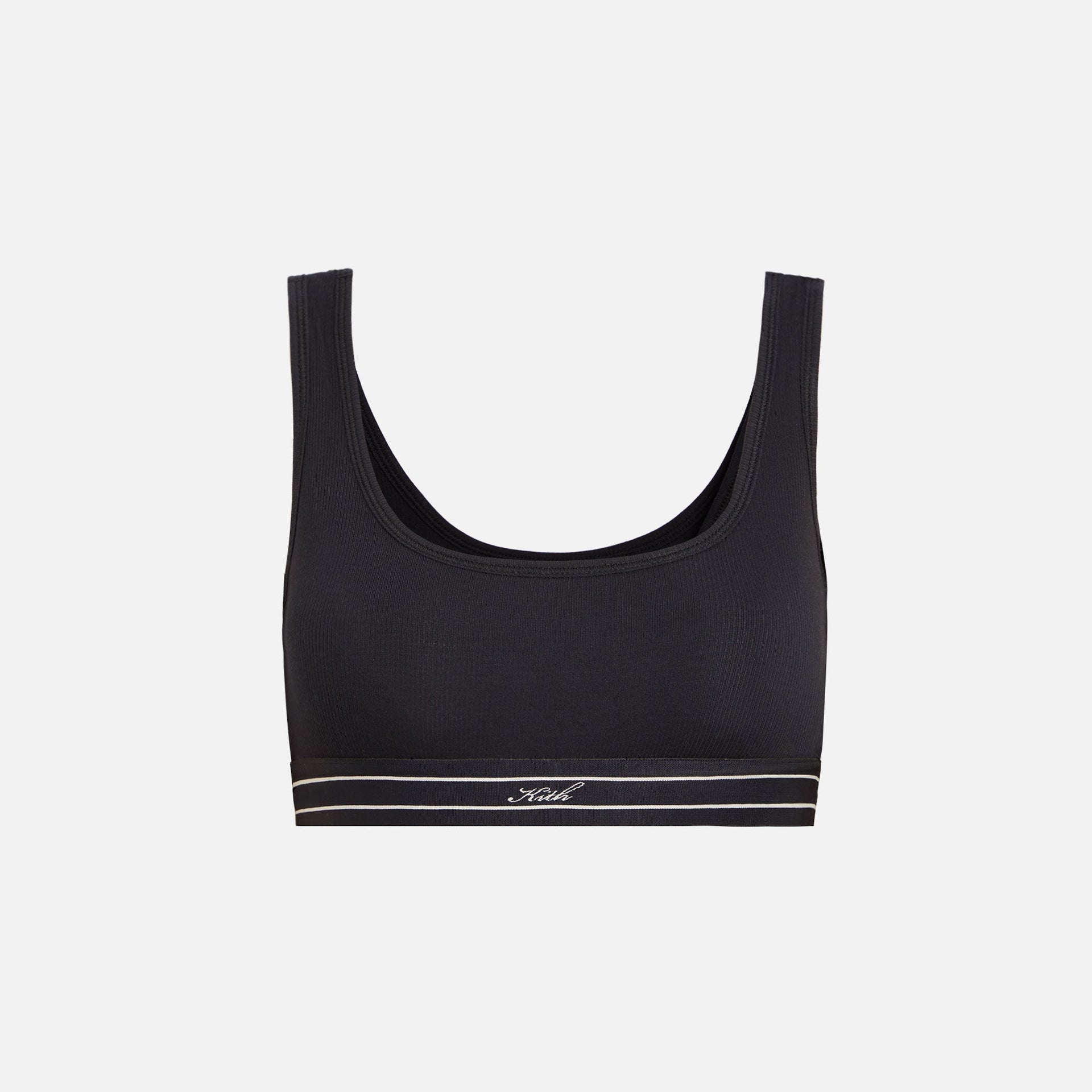 Kith Women Modal Ribbed Bra - Black PH