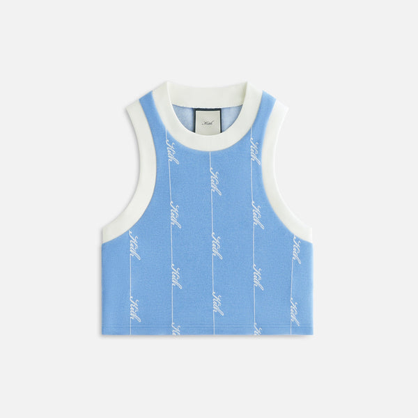 Kith Women Tiana Pique Logo Knit Tank - Calypso – Kith Europe