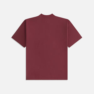 Kith Women Mock Neck Crest Vintage Tee - Magma