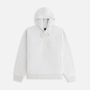 Kith Women Maverick Script Hoodie - Light Heather Grey