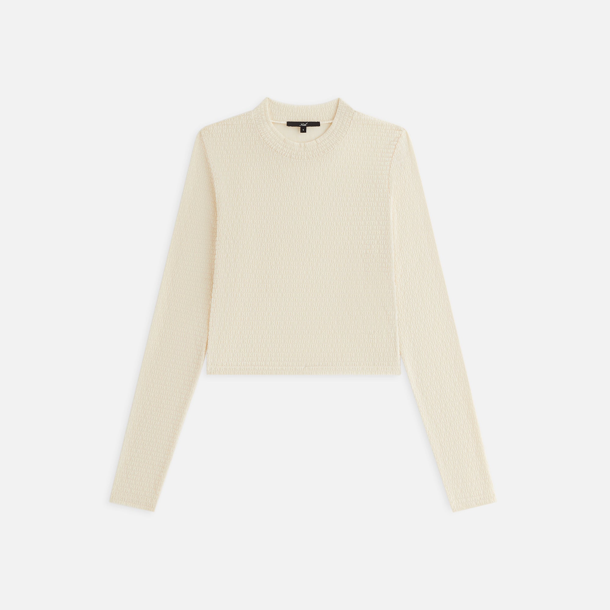 Kith x Ksubi blush pink cropped long sleeve good sweatshirt top