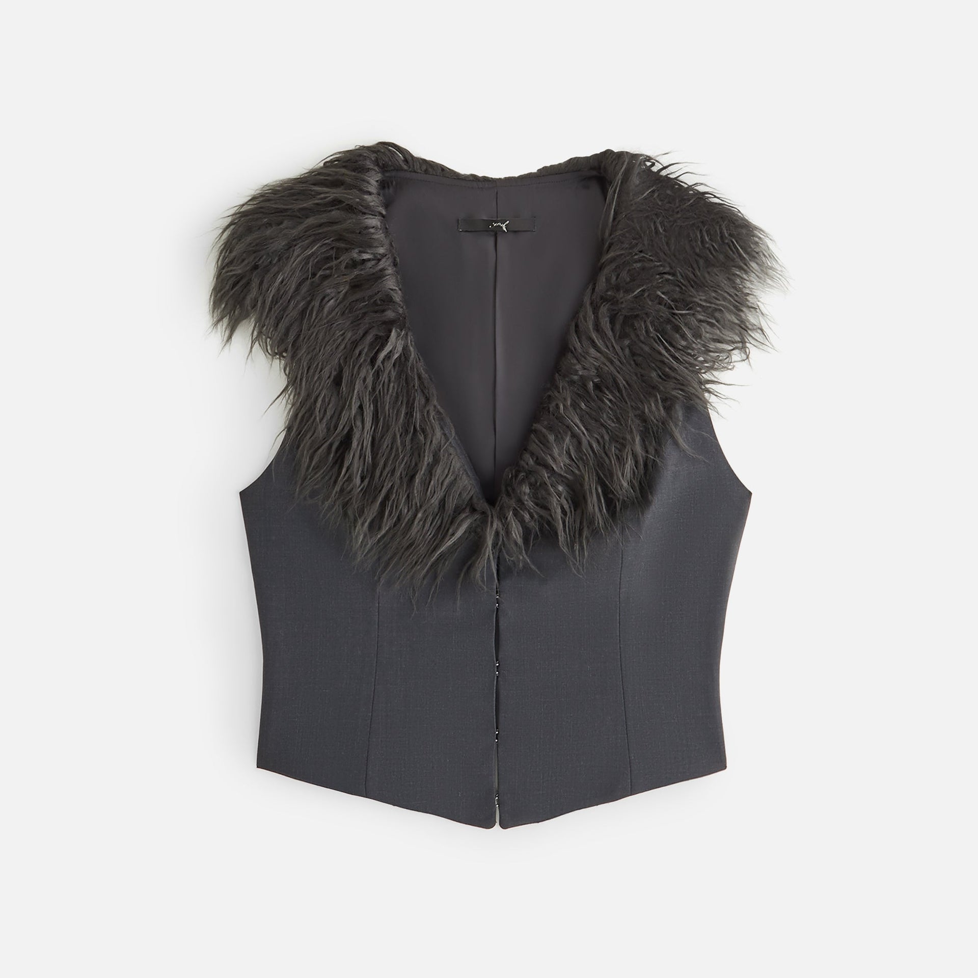 Kith Women Kyani Fur Collar Vest - Void