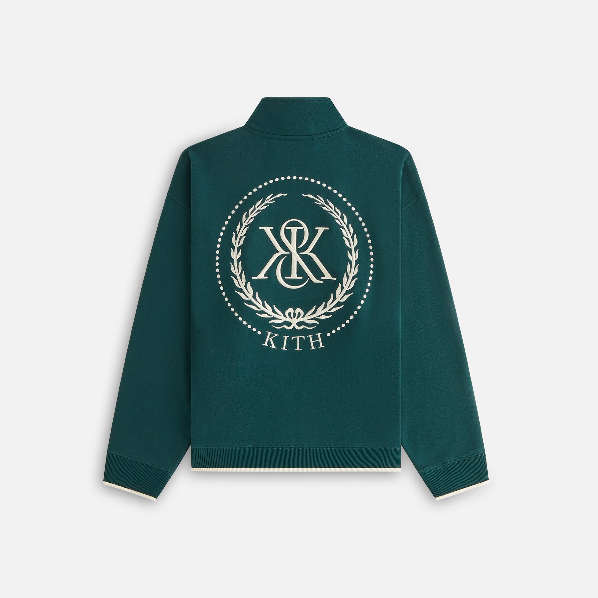 Kith Women Hunter III Crest Quarter Zip - Chronicle