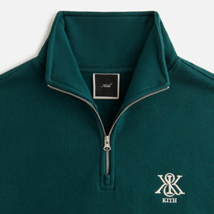 Kith Women Hunter III Crest Quarter Zip - Chronicle