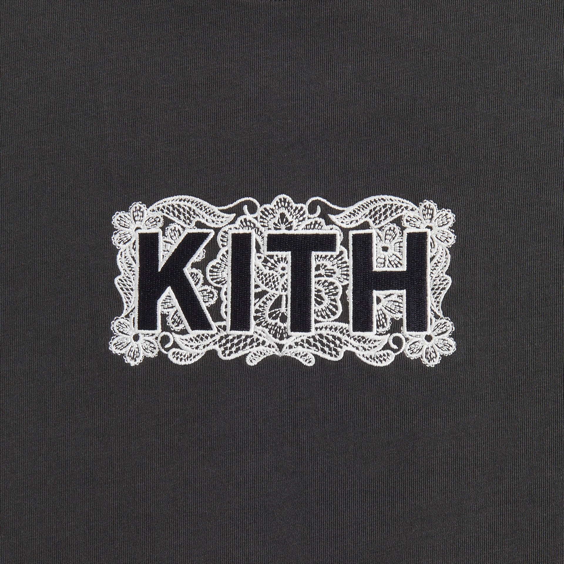 Kith Women Floral Lace Vintage Tee - Black