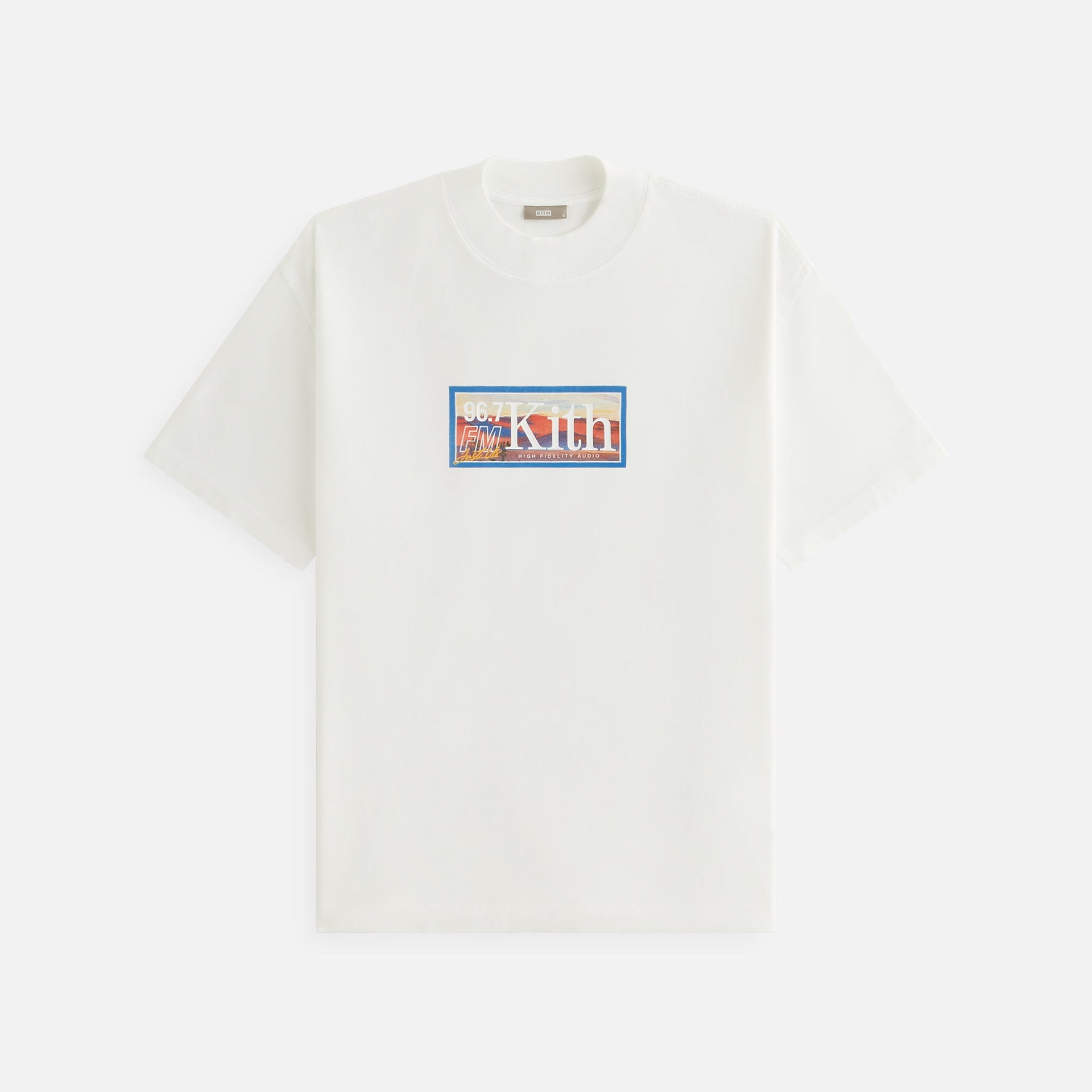 Kith Women FM Mock Neck Vintage Tee - White