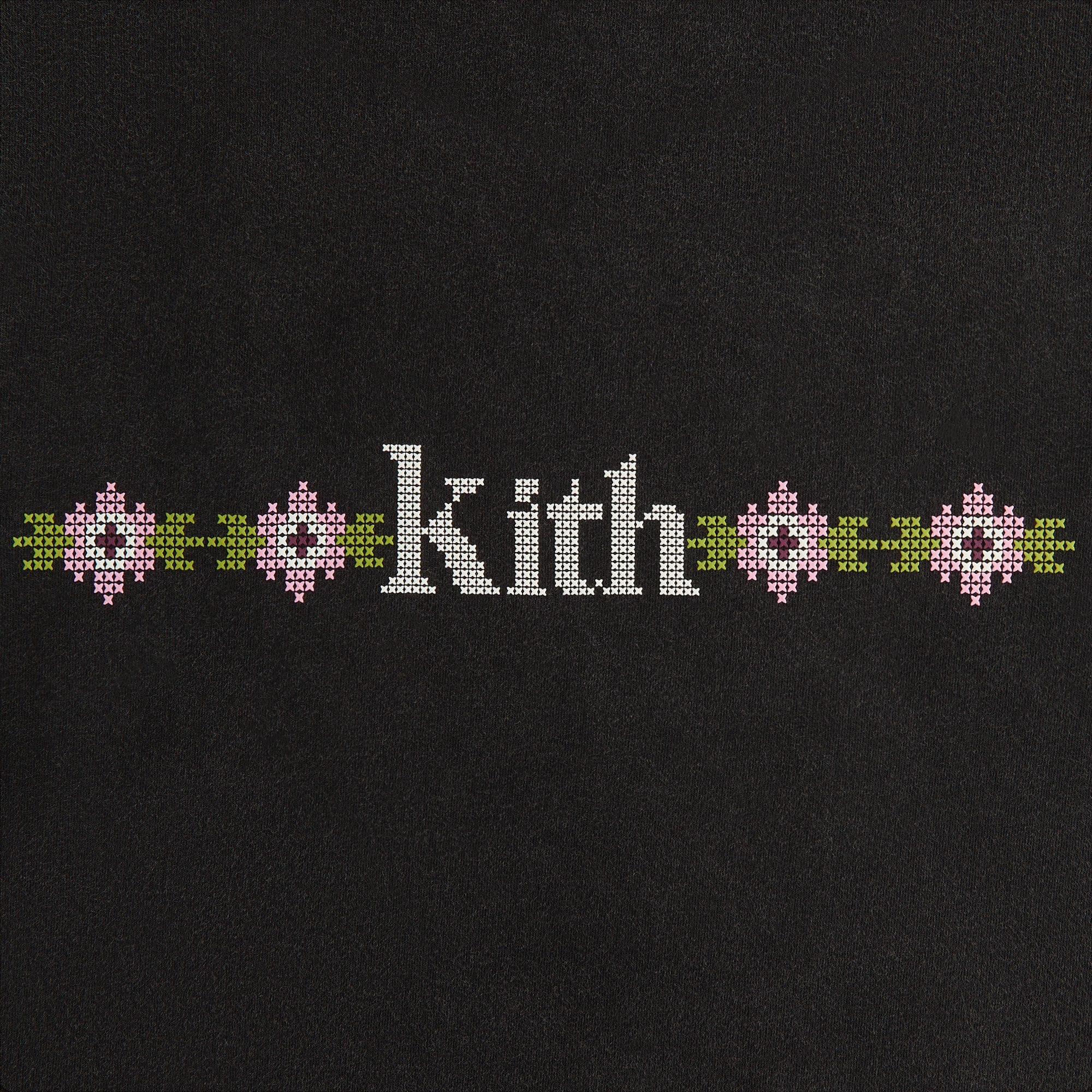 Kith Women Mulberry Needlepoint Vintage Tee - Black – Kith