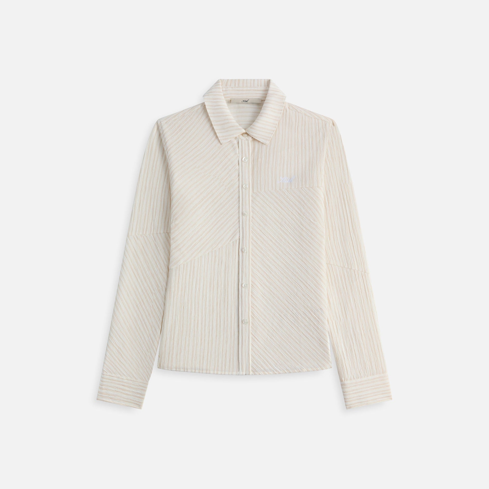 Kith Women Ella Patchwork Fitted Shirt - Oxide