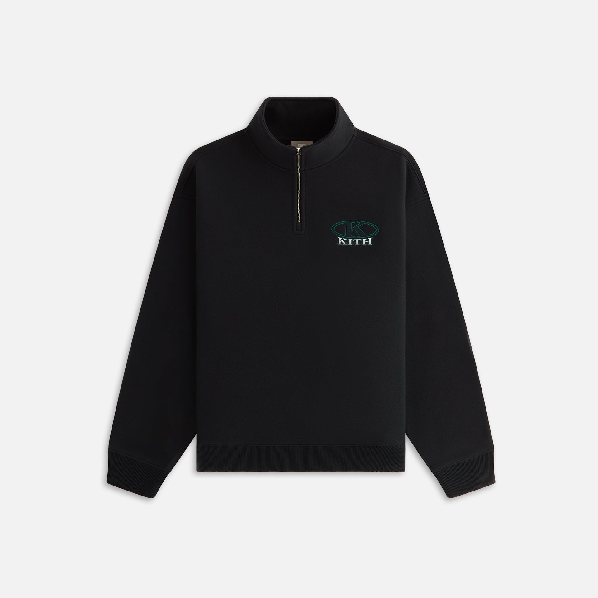 Kith Women Ellipse Logo Hunter III Quarter Zip - Black