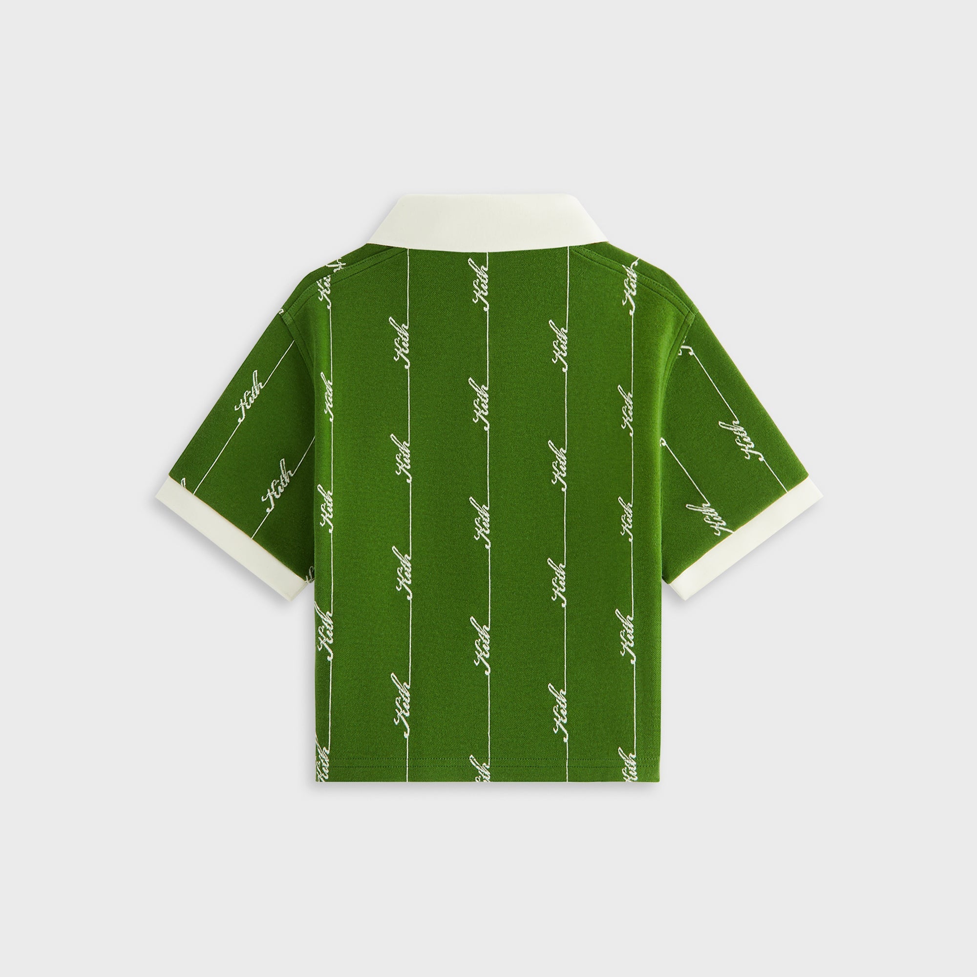 Kith Women Taylen Pique Logo Knit Polo - Turf – Kith Europe