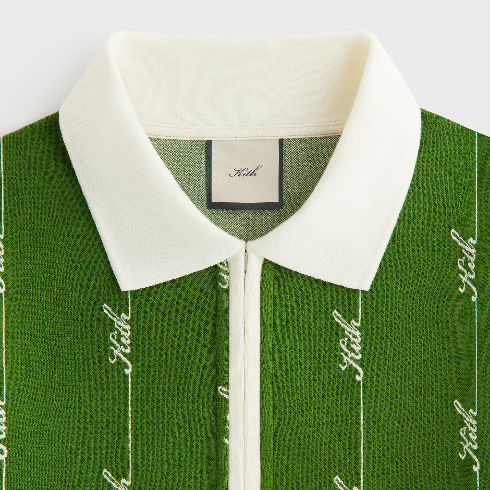 Kith Women Taylen Pique Logo Knit Polo - Turf – Kith Europe