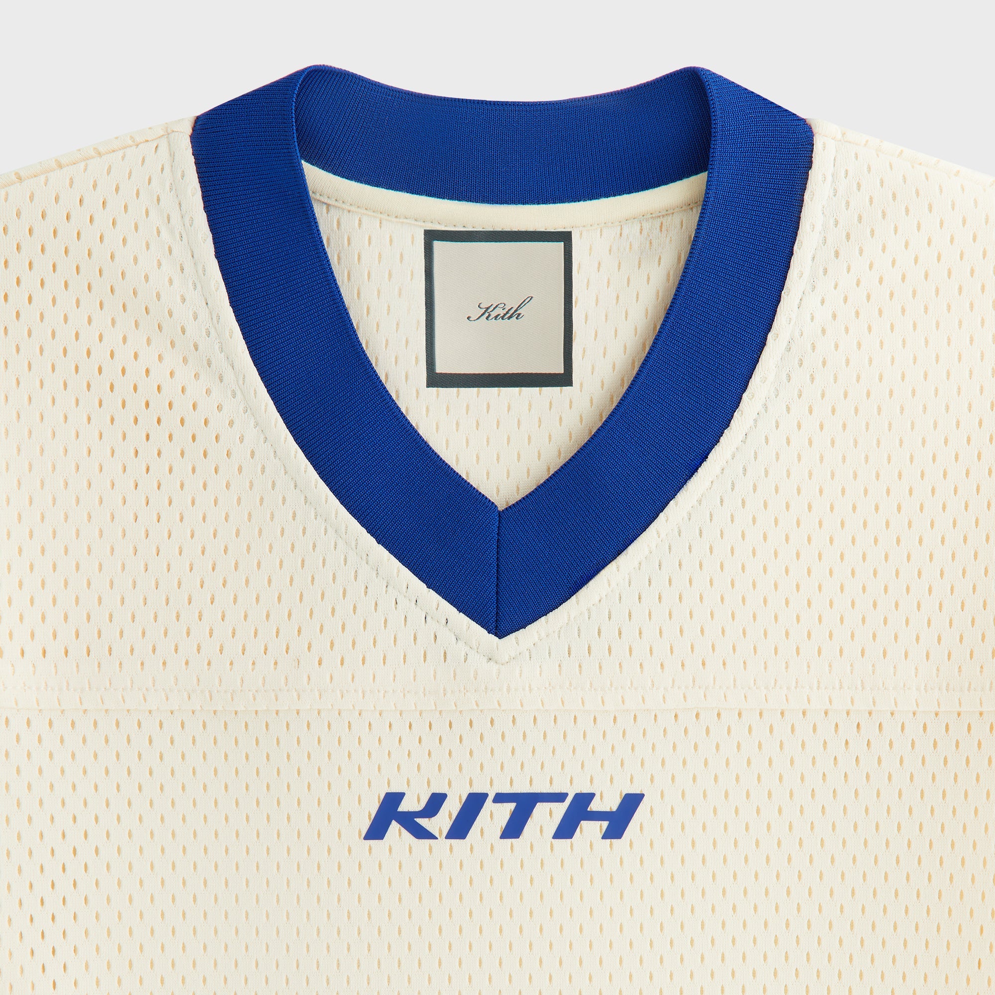 Kith Women Nicci Mesh Football Jersey - Sandrift – Kith Europe