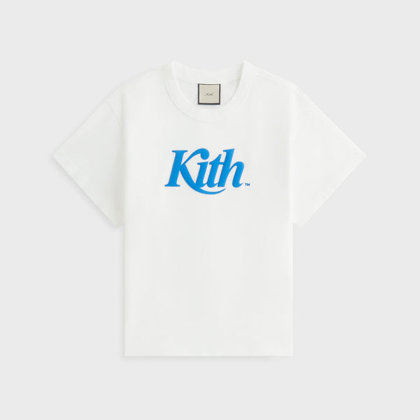 [[KITH] Swash Logo Mulberry Vintage Tee ロゴ半袖Tシャツ Kith Women Swash Logo Mulberry Vintage Tee - White – Kith Europe