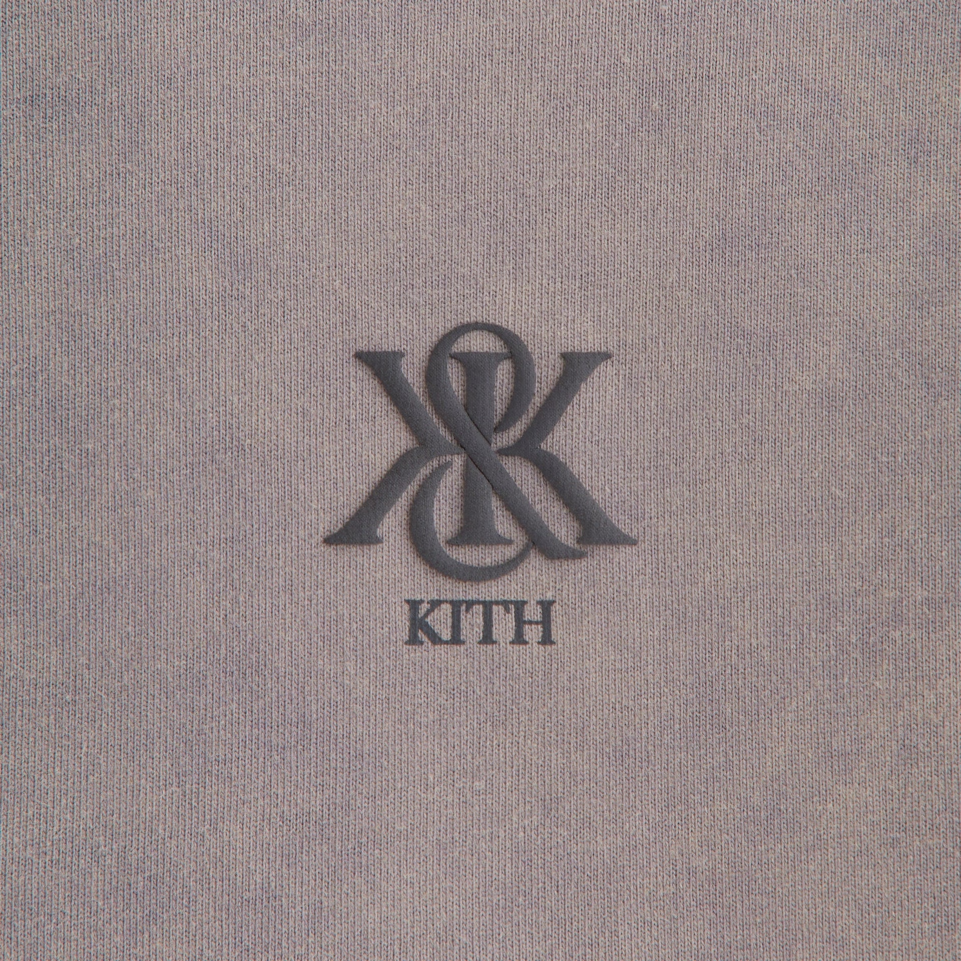 Kith Women Mockneck Vintage Sueded Tee - Thunder - PH