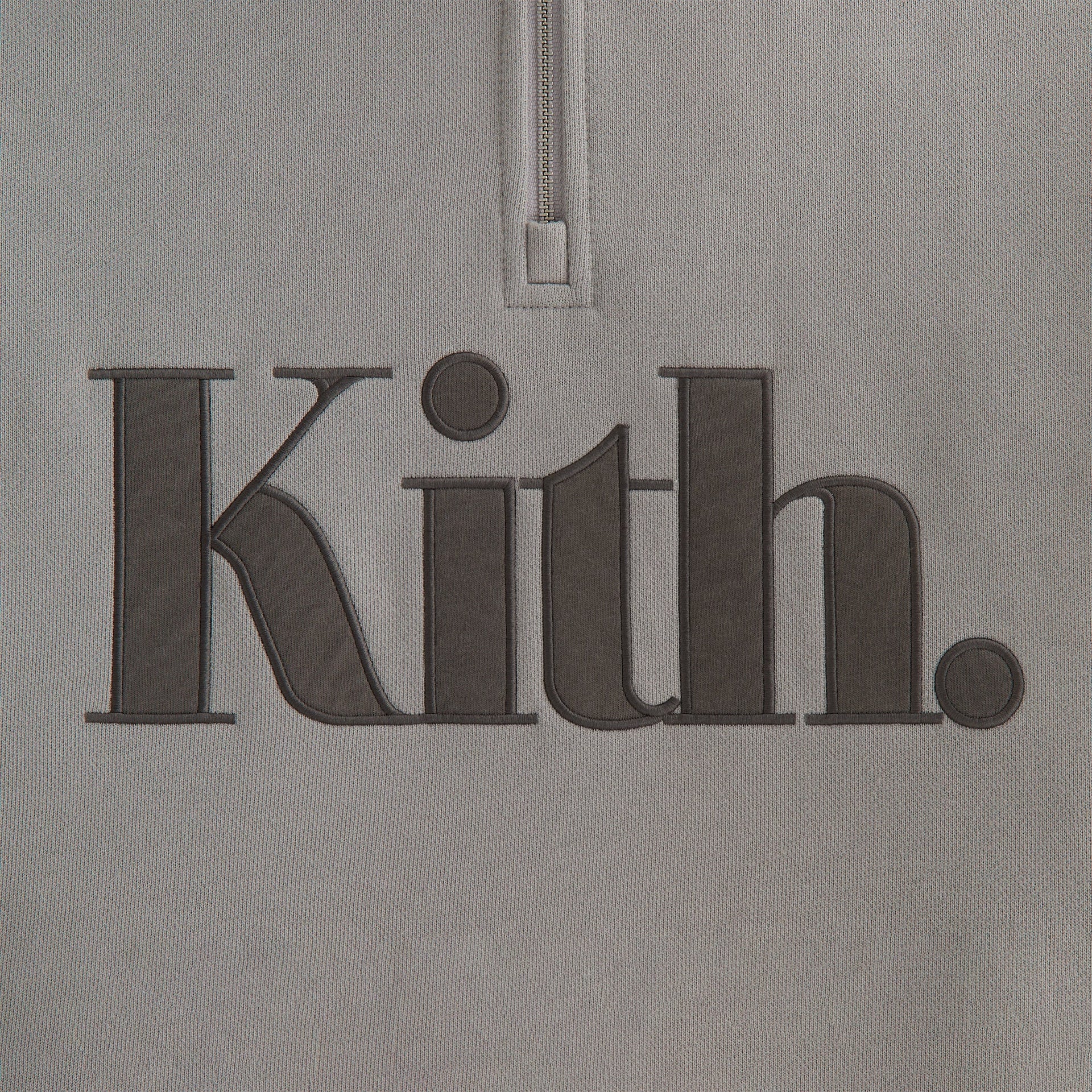 Kith Women Hunter II Punctuated Logo Quarter Zip - Storm - PH