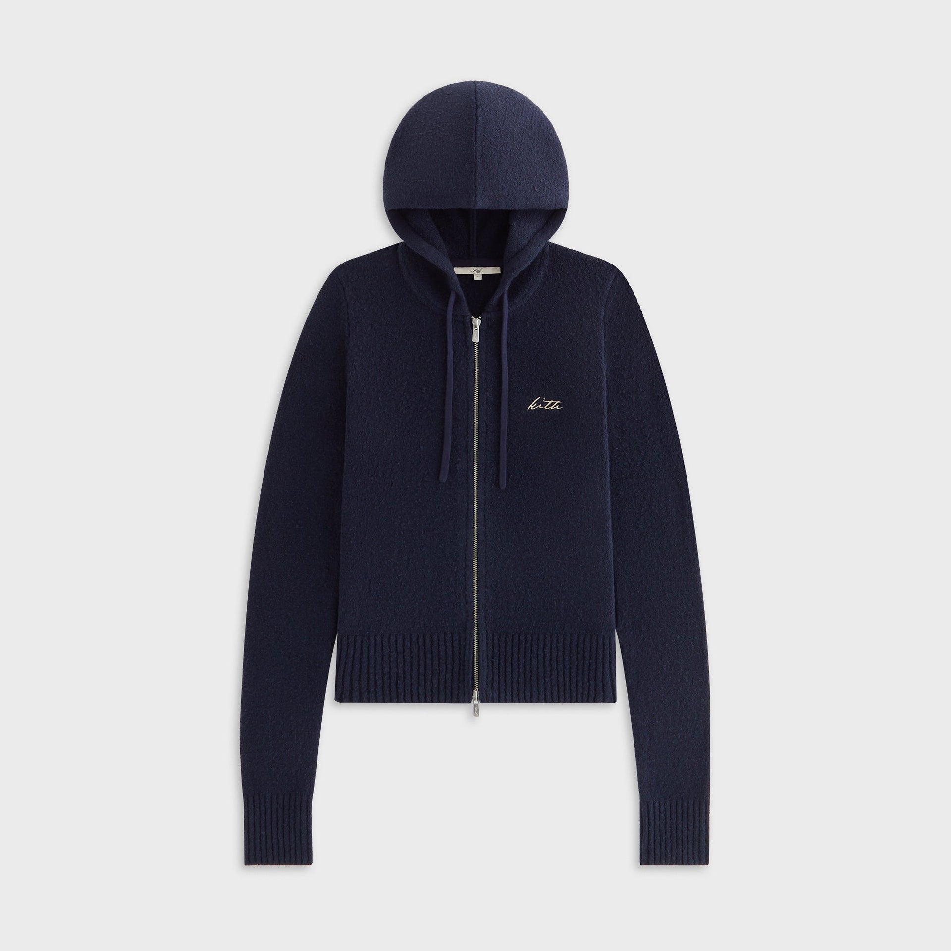 Kith Women Faryn Hooded Zip Sweater - Nocturnal