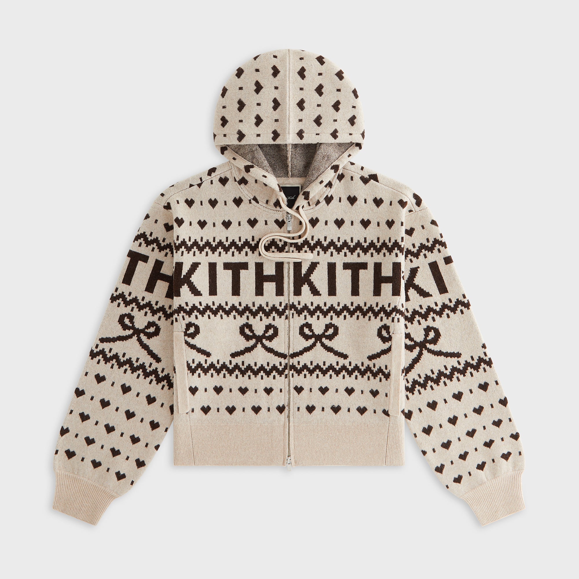 Kith Women Checkered Satin Dayton Combo Pullover - Nightshade