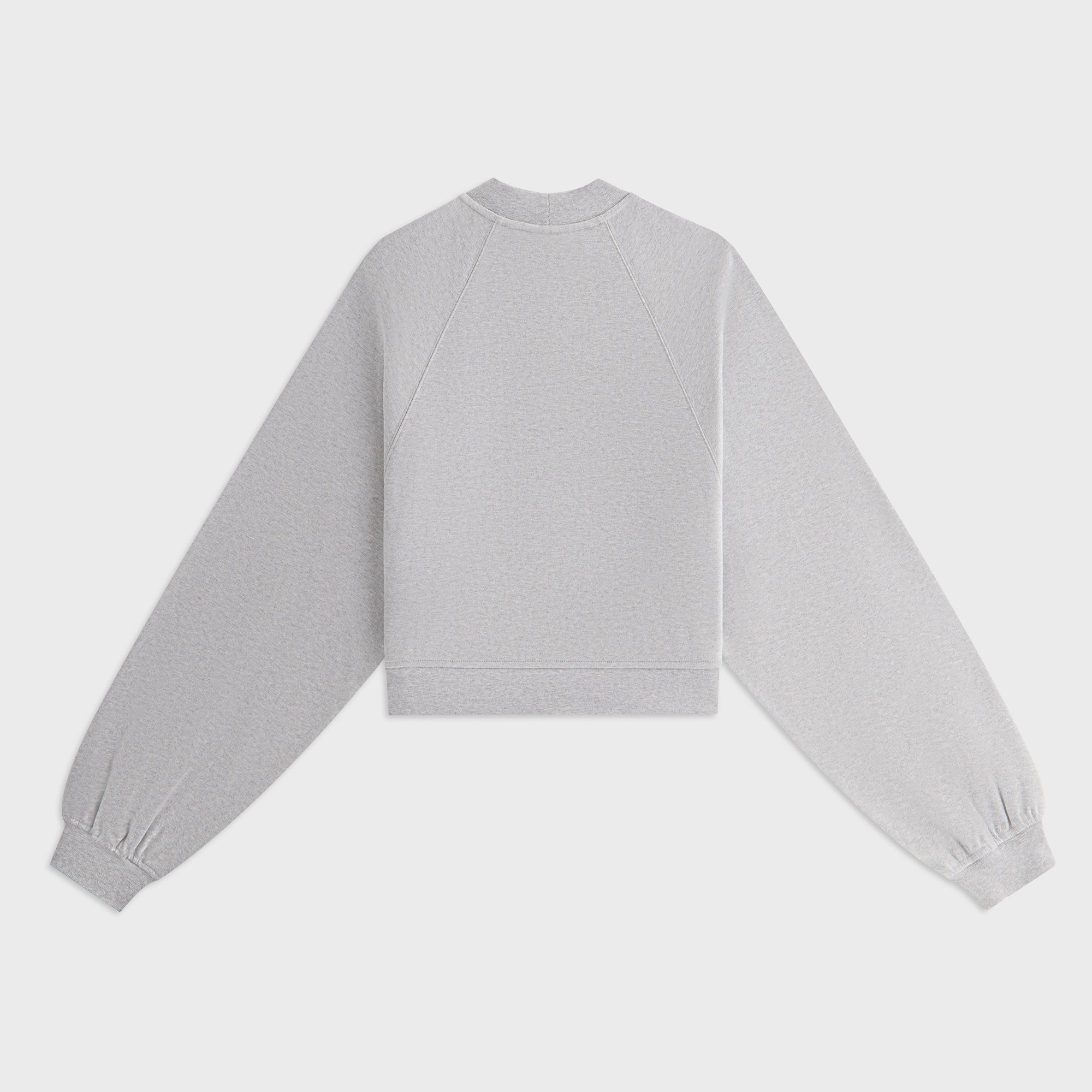 Kith Women Isley Mockneck Crewneck - Cool Heather Grey – Kith Europe