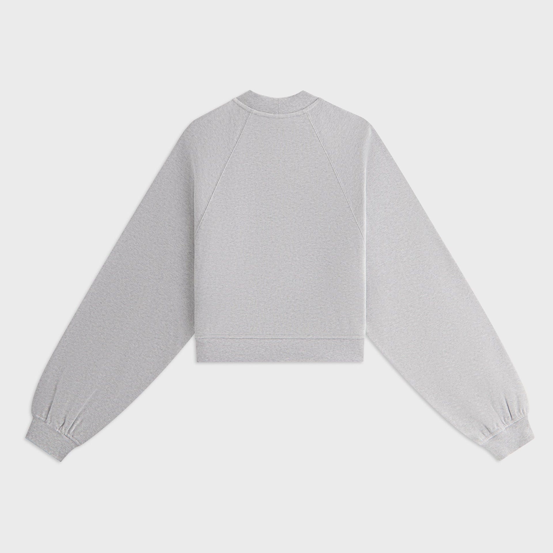 Kith Women Isley Mockneck Crewneck - Cool Heather Grey